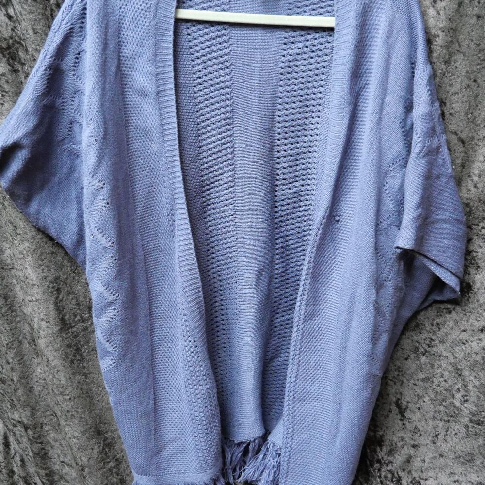 Faded-glory Women's Blue and Red Cardigan